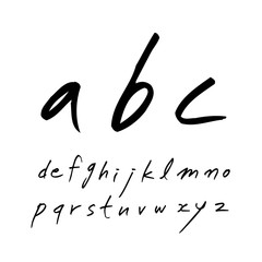 벡터 문자 / 손으로 쓴 글씨체