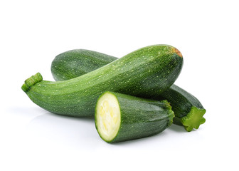 zucchini isolated on white background