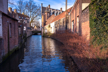 One of the many architectures in Bruges belgium, Captured during christmas 
