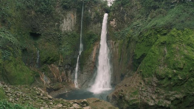 Huge Waterfall, Catarate Del Toro, Costa Rica