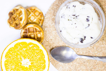 Delicious breakfast concept