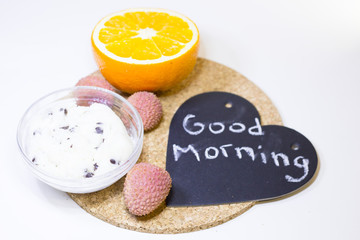 Delicious breakfast concept