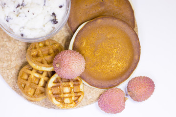 Delicious breakfast concept