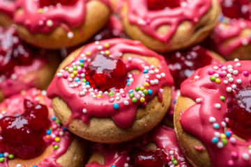 Bunte Donuts