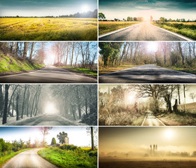 panorami rurali collage