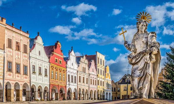 Historic town of Telc, Czech Republic