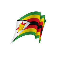Zimbabwe flag, vector illustration