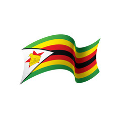 Zimbabwe flag, vector illustration