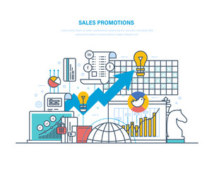 Sales promotions. Targeting, market research, marketing, business planning and analysis.
