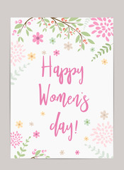 Happy Women's day background