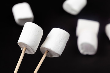 Fluffy white marshmallow