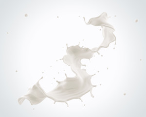 Fresh Milk splash twisted