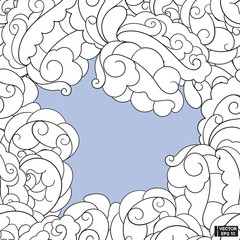 Seamless backgrounds from abstract curls