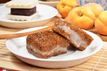 Taiwan's hakka  traditional cuisine - rice cake