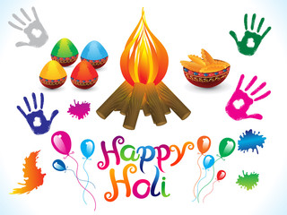 Fototapeta premium abstract artistic creative happy holi background