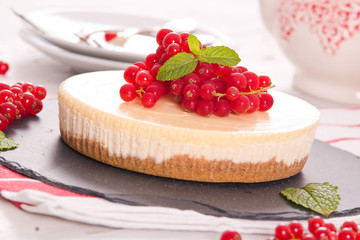 Redcurrant cheesecake. 