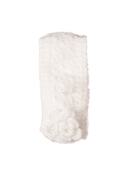 Knitted children's head bandage.