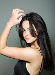 Naklejka premium Hair care, style, styling