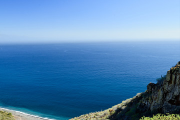 Fototapeta na wymiar La Gomera: hiking from Playa de Santiago to San Sebastian