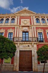 Fototapeta na wymiar Historic buildings and monuments of Seville, Spain. Spanish. PLAZA de San FRANCISCO