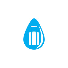 Travel Water Logo Icon Design