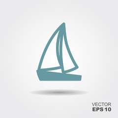 The sailboat icon