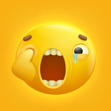 suffering yellow smiley emoji emoticon icon