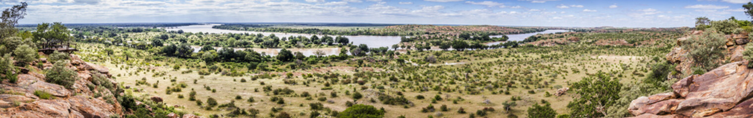 Fototapeta na wymiar Panoramic scenery in Mapungubwe National park, South Africa