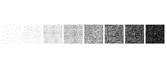 Set of stipple pattern