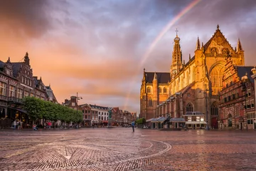 Foto auf Leinwand Haarlem city center © fotolupa