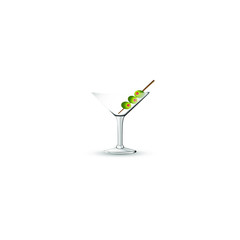 Glass Martini - Olives 01 - 11Gy11Wbg