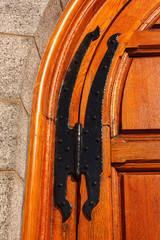 Old door with a fresh coat of paint