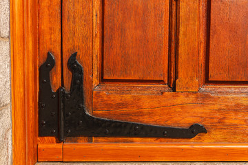 Old door with a fresh coat of paint