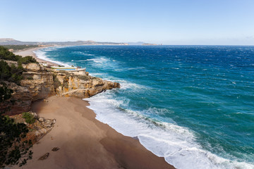 Platja Roja Beach in Costa Brava, Catalonia