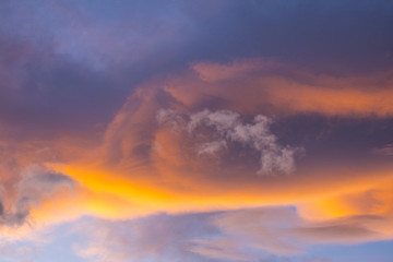 Cielo rojo atardecer 1