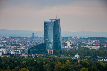 Frankfurt am Main city panorama
