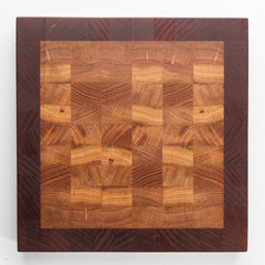 Cutting board. Isolated. Top view