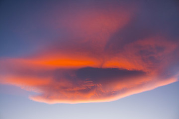 Cielo rojo atardecer 3