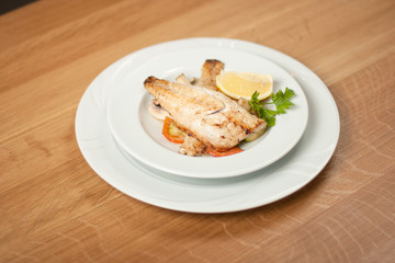 Dish for the restaurant, tasty food, lunch