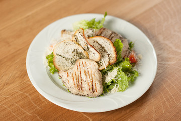 Dish for the restaurant, tasty food, lunch