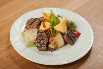 Dish for the restaurant, tasty food, lunch