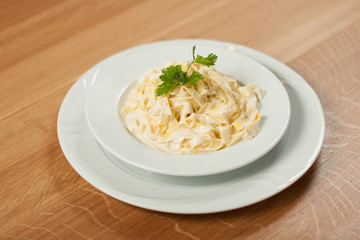 Dish for the restaurant, tasty food, lunch