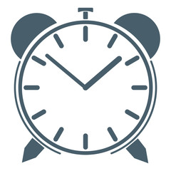 Vector illustration, Icon. Hours and time. round dial
