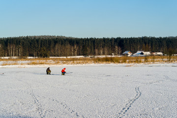 Zimowe wędkowanie © podlaski49
