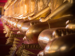 Posture of Golden Buddha Sitting in Meditation