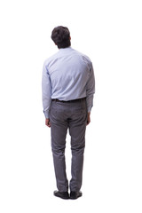 Businessman isolated on the white background