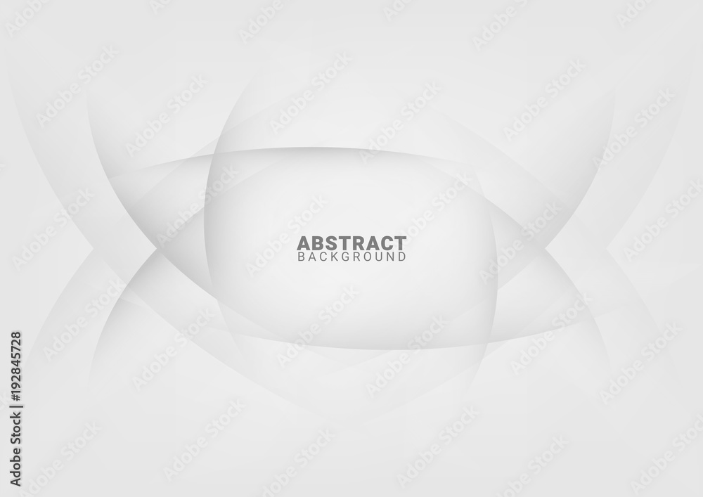 Poster abstract white background with smooth lines