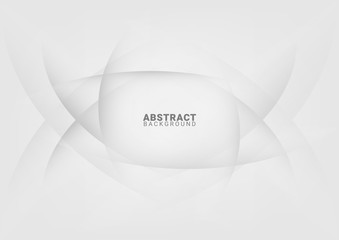 abstract white background with smooth lines