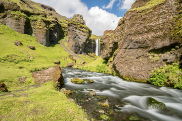 Waterfall in Iceland