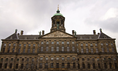 Fototapeta na wymiar Paleis op de Dam, Amsterdam